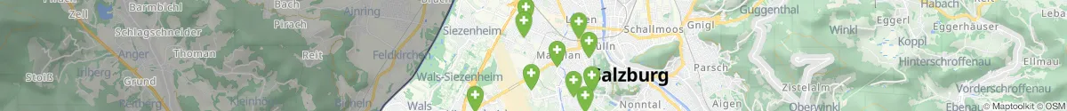 Map view for Pharmacies emergency services nearby Maxglan (Salzburg (Stadt), Salzburg)
